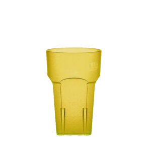 Wasserglas, Cocktailglas, Longdrinkglas 200 ml gelb aus SAN