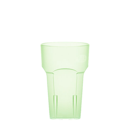 Wasserglas, Cocktailglas, Longdrinkglas 200 ml grün hell aus SAN