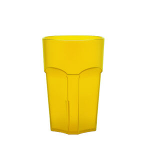 Wasserglas, Cocktailglas, Longdrinkglas 300 ml gelb aus SAN