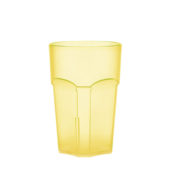 Wasserglas, Cocktailglas, Longdrinkglas 300 ml gelb hell aus SAN