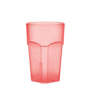 Wasserglas, Cocktailglas, Longdrinkglas 300 ml rot hell aus SAN
