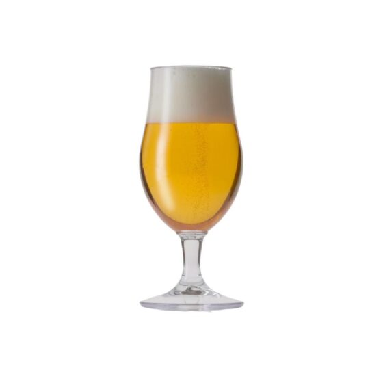 Kunststoffglas in Tulpenform für Bier und Cocktails